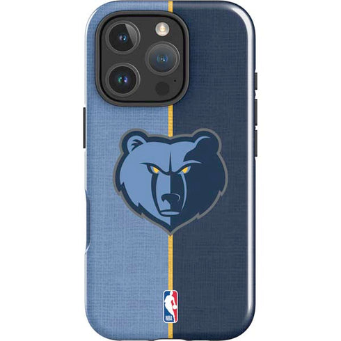 NBA Memphis Grizzlies Canvas iPhone 16 Pro Impact Case